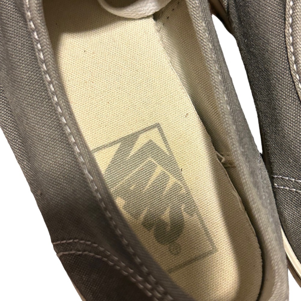 VANS Gray Unisex Lace Up Comfortable Sneaker Lifestyle Everyday Shoe-Size 7.5 - Picture 8 of 14